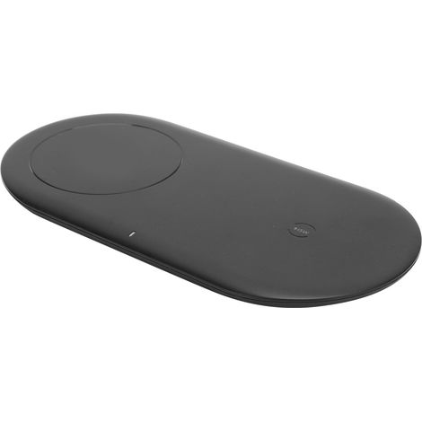 Qi 5W/7,5W/10W/15W Kabelloses Ladegerät für Mobiltelefone (Schwarz) (1/5)