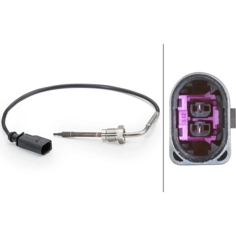 Capteur, température des gaz Hella 6PT 014 494-071 AUDI 03L 906 088 AB 137068