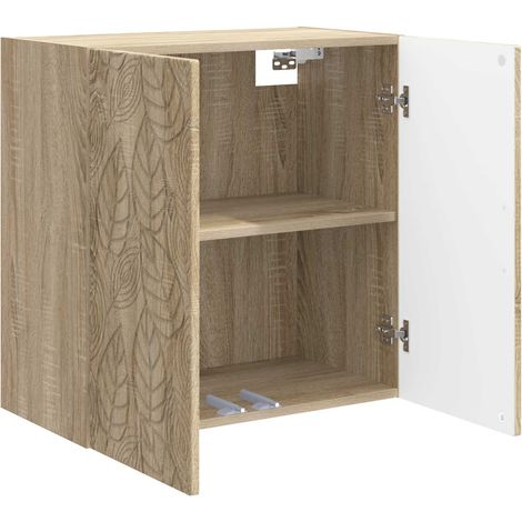 Armadietto a muro Mobiletto a muro Rovere Sonoma 59 x 31 x 60 cm DAS404522 (1/5)