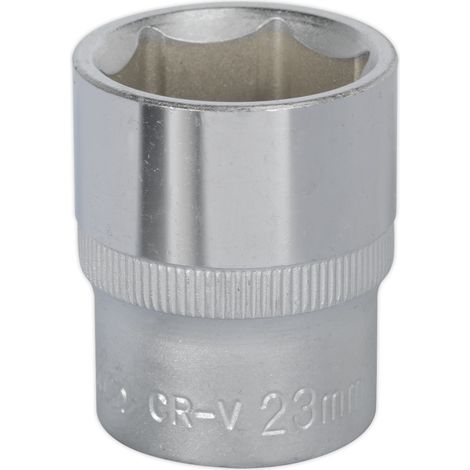 Sealey S1223 Premier Socket 1/2"Sq Drive 23mm