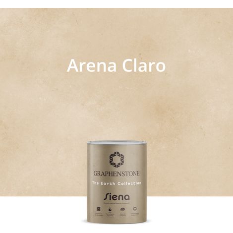 Pintura Ecológica INTERIOR Efecto LIMEWASH Base Cal SIENA Color ARENA CLARO 1L
