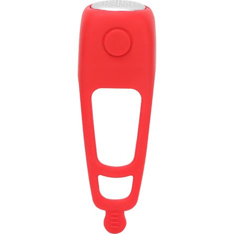 Sonnette de vélo de montagne électrique, klaxon avec alarme sonore pour cyclisme (rouge) (1/5)