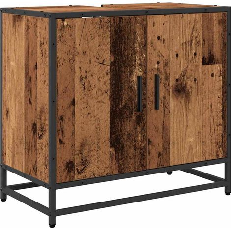 Maison Exclusive - Waschbeckenschrank Altholz 65 x 33 x 60 cm Hol