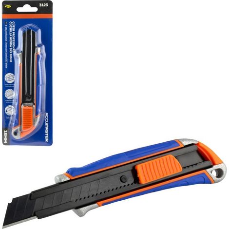 Cutter professionnel avec lame noire SK5 de 18 mm (1/5)
