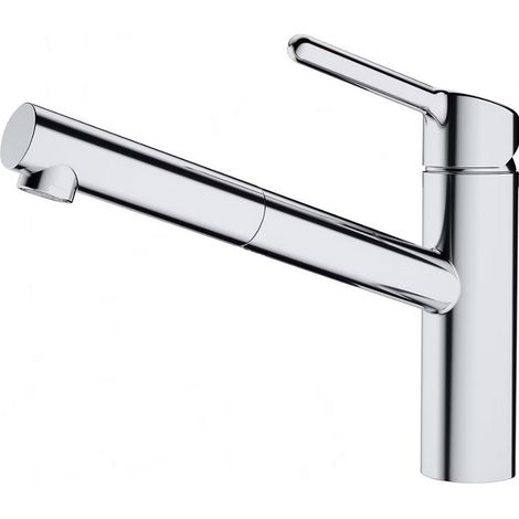 Franke Orbit - Grifo de fregadero FC 3055.031 con caño extraíble, cromo 115.0623.055 (1/2)