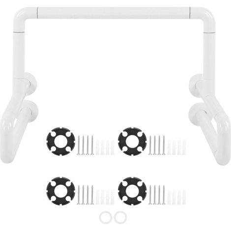 White SUS stainless steel urinal bar with illuminated safety feature (1/5)