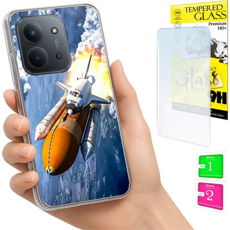 Funda para Xiaomi Redmi 15C 5G 173mm / Poco C85, cubierta trasera de cristal (1/5)