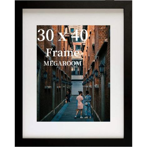 Lot de 3 cadres photo, panneau acrylique incassable, format 30x40 cm ou 16x20, finition noir mat, pour salon chambre bureau (1/5)