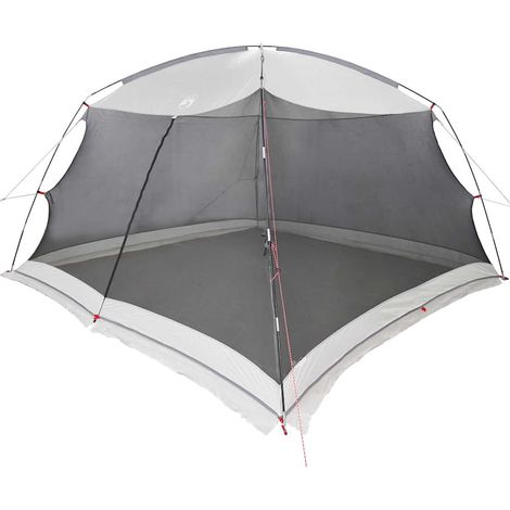 Maison Exclusive - Tenda zanzariera con tetto Grigio 380 x 380 x 225 cm (1/5)