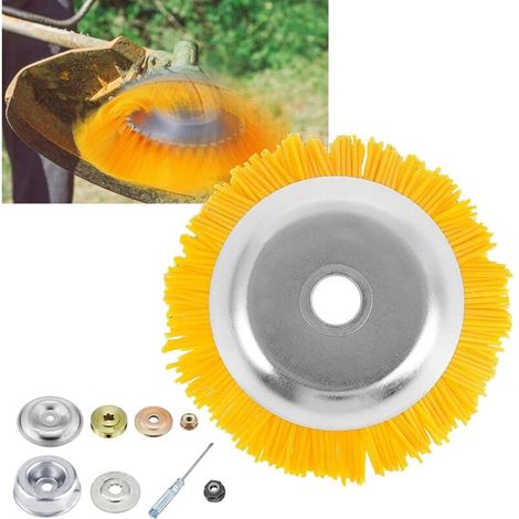 Tete De Débroussailleuse Indestructible,kimeo Jardin,Tête Indestructible En Nylon Tête Coupe Pour Tondeuses À Gazon, Bordures Et Désherbage-A A - (1/5)