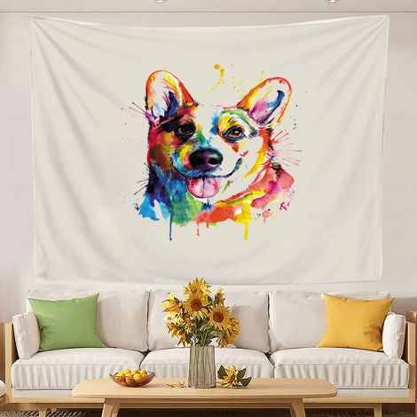 Tapisserie murale humoristique, tapisserie de luxe pour chambre d'adolescente, nappes pour décoration de fête 150x130cm (1/5)