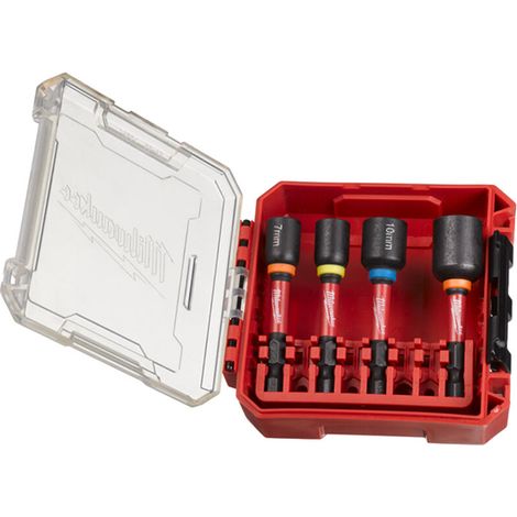 Bussole magnetiche a codolo esagonale Shockwave Milwaukee 4932492445 (1/2)
