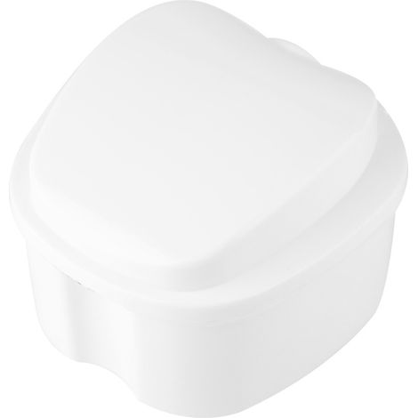 Boîtier de rangement pour prothèses dentaires avec écran filtrant, blanc, pour appareil dentaire (1/5)