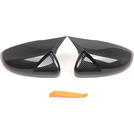 Two colors: Carbon fiber look Material: ABS Part numbers: 5K0857537 and 5K0857538. Interior mirror for cars.--DTEKGAZ