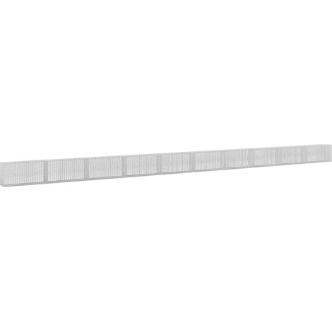 Gabion avec fil de 5 mm et maille de 5x2,5 cm 1000x30x50 cm vidaXL (1/5)