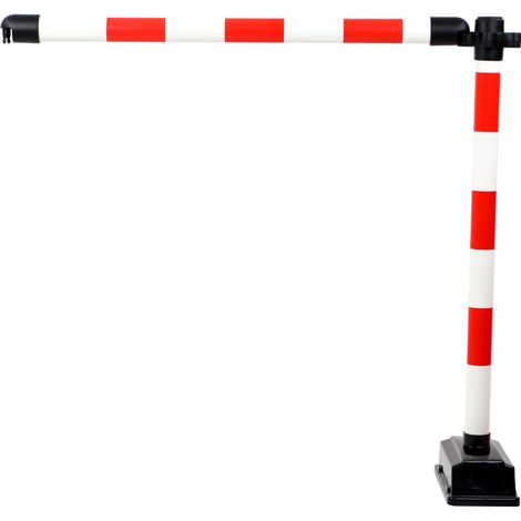 Barrière Express 1 lisse 1m supplémentaire Rouge/Blanc - 2001311 (1/2)