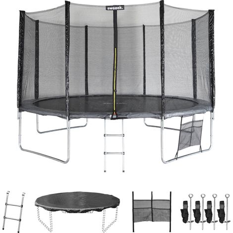 sweeek - Trampolin Ø400cm -mit Zubehör