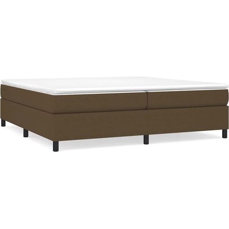Maison Exclusive - Boxspringbettgestell Dunkelbraun 200x200 cm St (1/5)