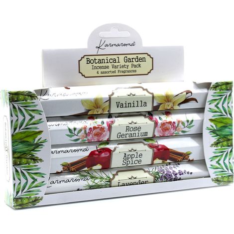 Coffret cadeau d'encens du jardin botanique - 4 parfums assortis- Vendu par 1 (1/2)