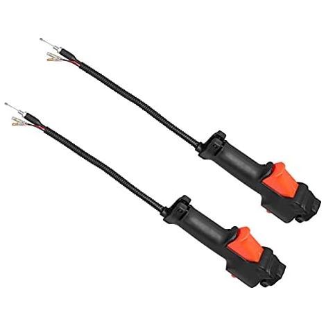 Brush cutter with 2-piece bar set, throttle trigger handle, control switch - (1/5)