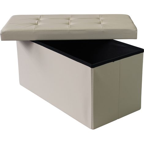 IRO - pouf rettangolare in ecopelle (1/4)