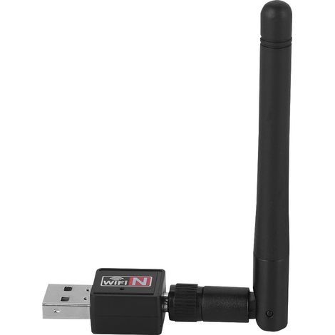 Carte réseau sans fil USB 2.0 300 Mbps, adaptateur Wi-Fi, dongle, émetteur-récepteur de signal 2,4 GHz (1/5)