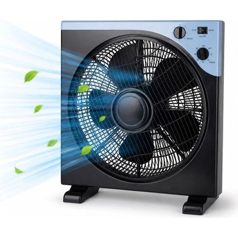 Ventilateur Sol et Table - Générique - 30 cm - 40W - Oscillation 360° - 3 vitesses (1/5)