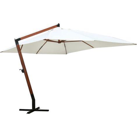 Ombrellone 300 x 400 cm bianco 020008035