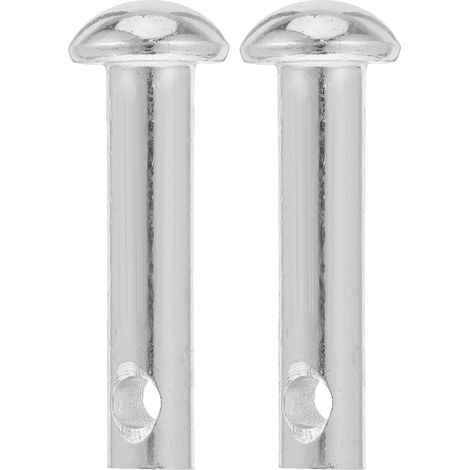 Goupilles de Remplacement pour Fauteuil Suspendu en Fer Argenté, Lot de 2 Pièces, Fixation Robuste et Précision pour Chaise Suspendue en Extérieur Porche (1/5)