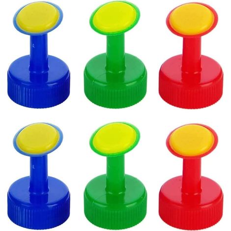 Système d'arrosage par aspersion en 6 pièces pour bouchons de bouteilles de 28 mm - Système d'irrigation pour semis et jeunes plants