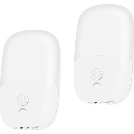 LED Night Light on 0.5 W Socket, Pack of 2, Warm White (1/5)