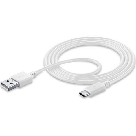 CELLULARLINE USB-C Kabel 1,2M weiß Lade- und Datenkabel Type-A auf USB Type (1/3)