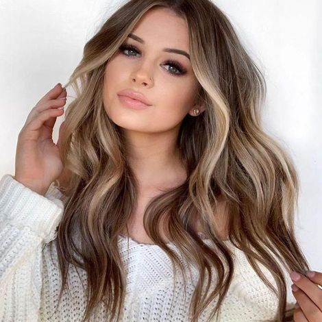 Perruque longue en cheveux humains pour femmes, perruque ondulée et bouclée avec frange.
