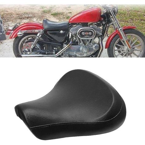 Selle solo noire pour conducteur avant de moto Harley Sportster Iron XL883 1200 XL 48