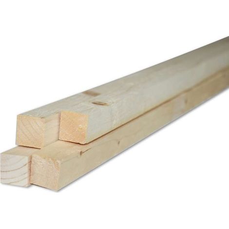 Listello Grezzo in Abete - 25x25x2000 mm