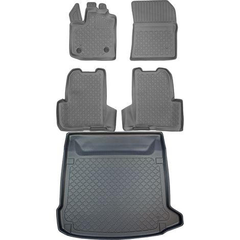 Dacia Lodgy Minivan desde 07.2012 SET - alfombrillas para coche + alfombrilla para maletero (1/5)