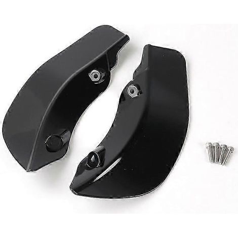 Accessoires moto : déflecteurs d'air latéraux larges pour carénage Road Glide FLTRX 2015-2023, noir QAQ (1/5)