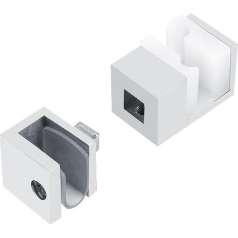 Support de porte coulissante - OMABETA - Réglable - Acier inoxydable - Antirouille - Argent (1/4)