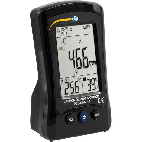 Misuratore di anidride carbonica PCE Instruments PCE-CMM 10 Temperatura, Umidità dell'aria, CO2 (1/5)