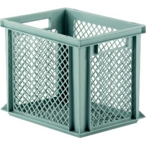 PROVOST - Bac alimentaire gerbable en polypropylène, fond ajouré - 40 x 30 x 27,5 cm (1/2)