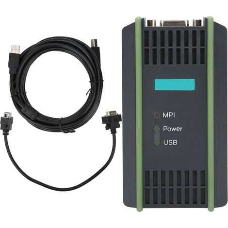 Cavo di programmazione USB MPI SPS con connettori nichelati, adattatore per PC per S7-300, compatibile con PTC Auto Backup. (1/5)