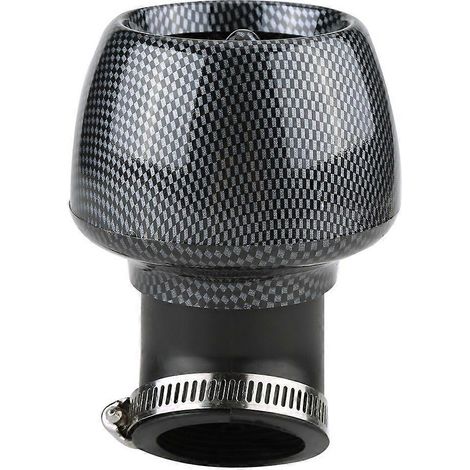 Filtre à air universel en fibre de carbone 42mm pour moto 150cc-250cc, scooter, quad et dirt bike. (1/4)