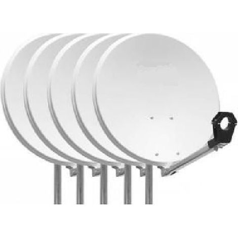Lot de 5 Paraboles Satellite 60cm