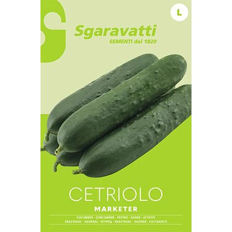 Semi per Ortaggi e Vegetali Cetriolo Marketer Sgaravatti 20 Pezzi (1/2)