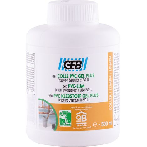 Pegamento PVC en tarro con pincel, 500 mililitros NOYON & THIEBAULT