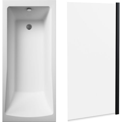 Square Single Ended 1700x700 with Leg Set & Black Screen