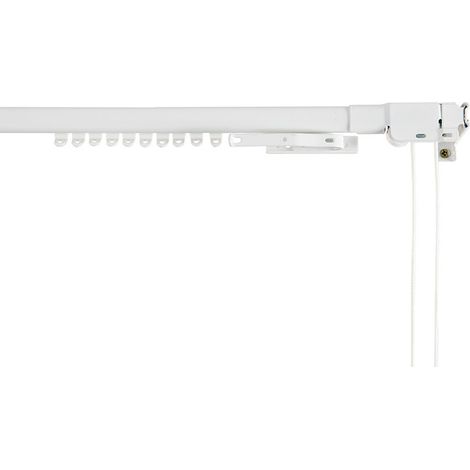 Riel reforzado extensible 70-120cm blanco cintacor - storplanet