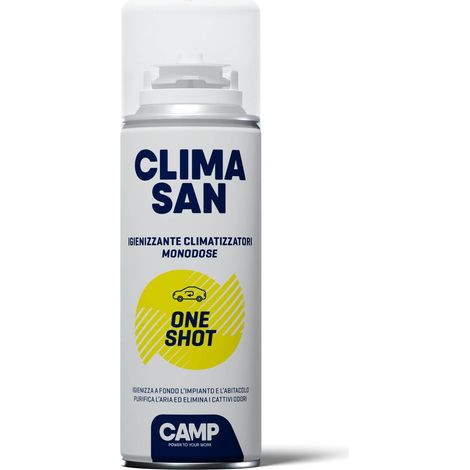 Igienizzante climatizzatori monodose climasan auto one shot ml 200