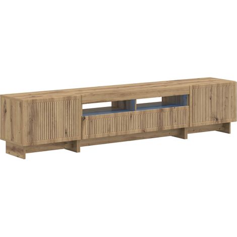 Maison Exclusive - Mobile TV LED a 5 pezzi Rovere Artigianale Legno ingegnerizzato (1/5)