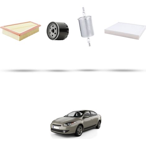 Kit tagliando 4 filtri compatibile con Renault Fluence 1.6 16v 78kw Dal 2010 (1/5)